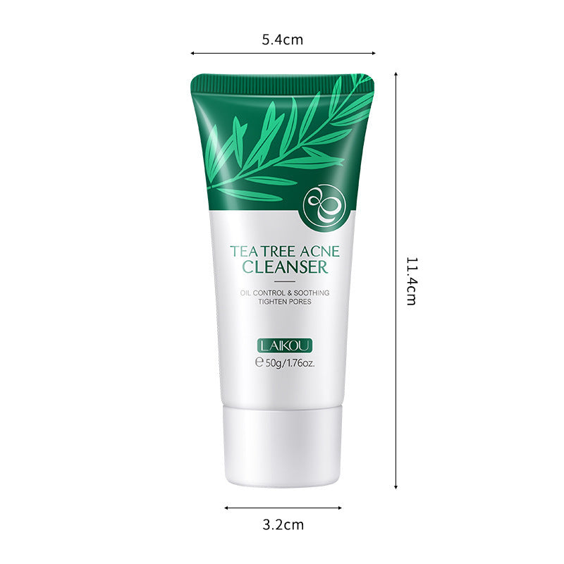 Tea Tree Facial Cleanser 50g Moisturizing Foam Facial Cleanser